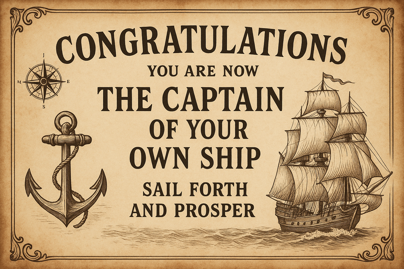 Master Mariner Certificate